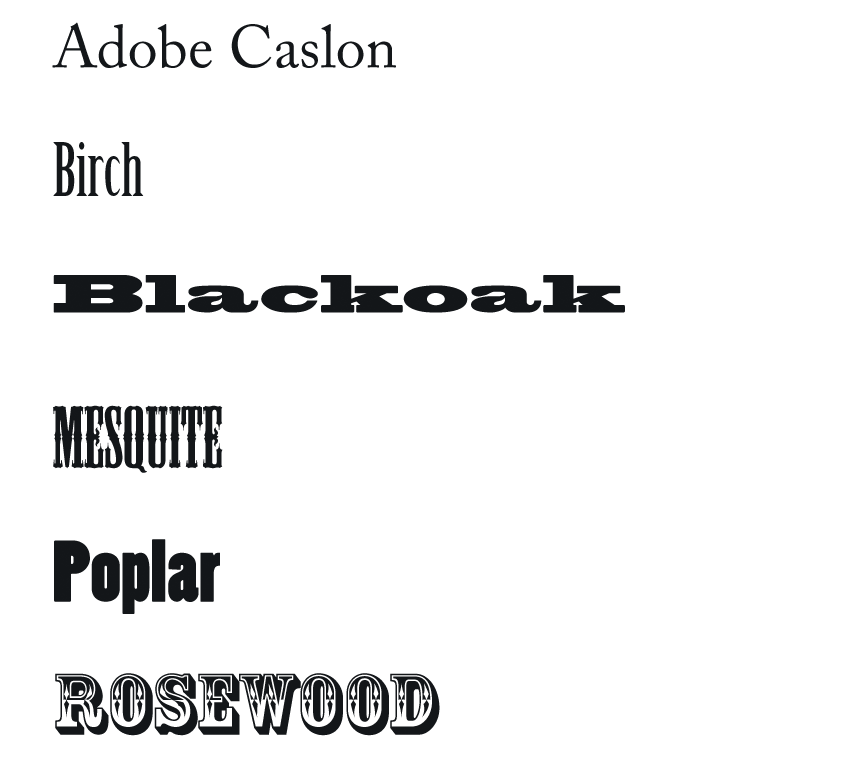 Fonts Adobe