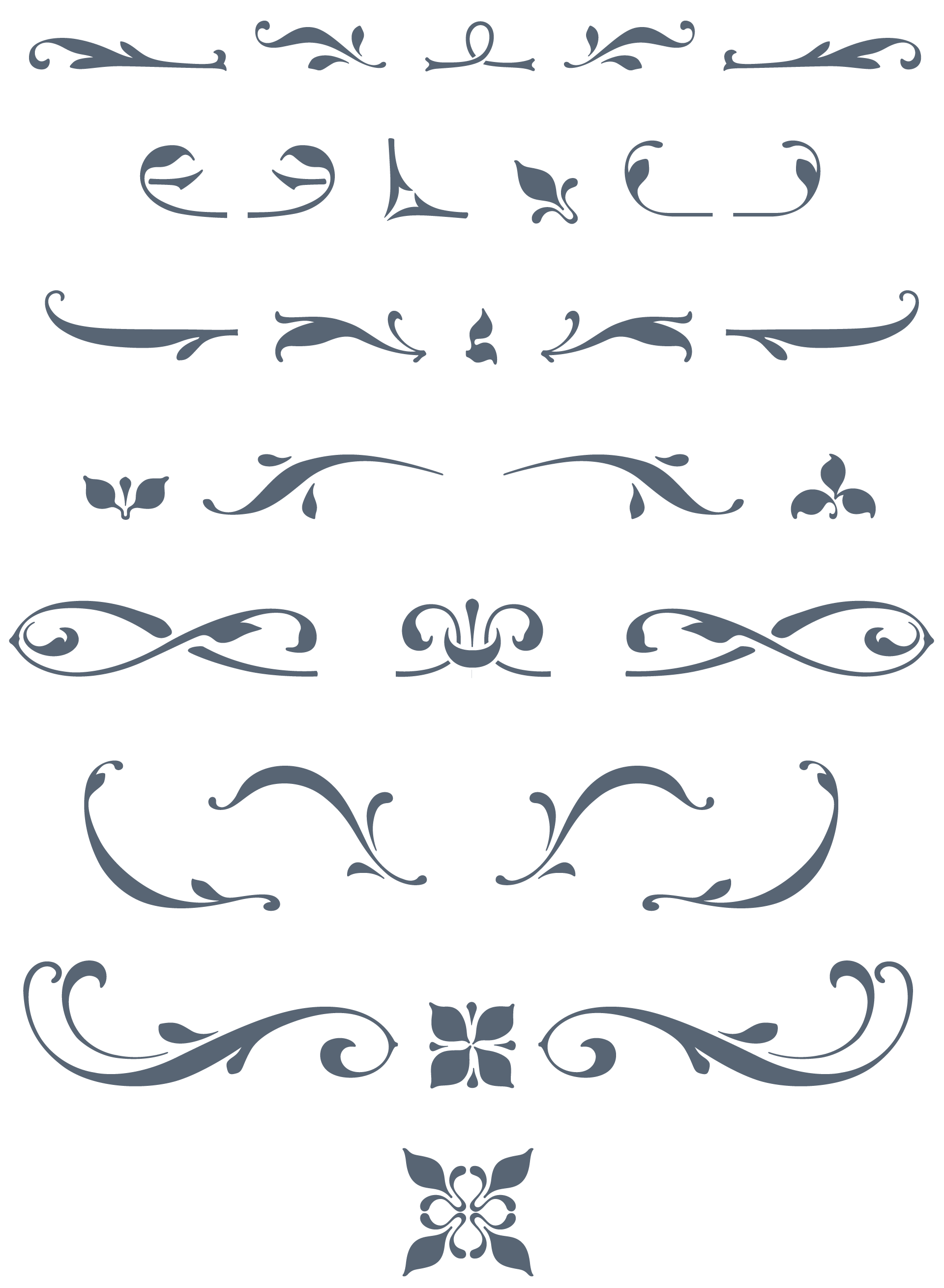 Download Vintage Art Nouveau Art Nouveau 285 Vector Ornaments 300