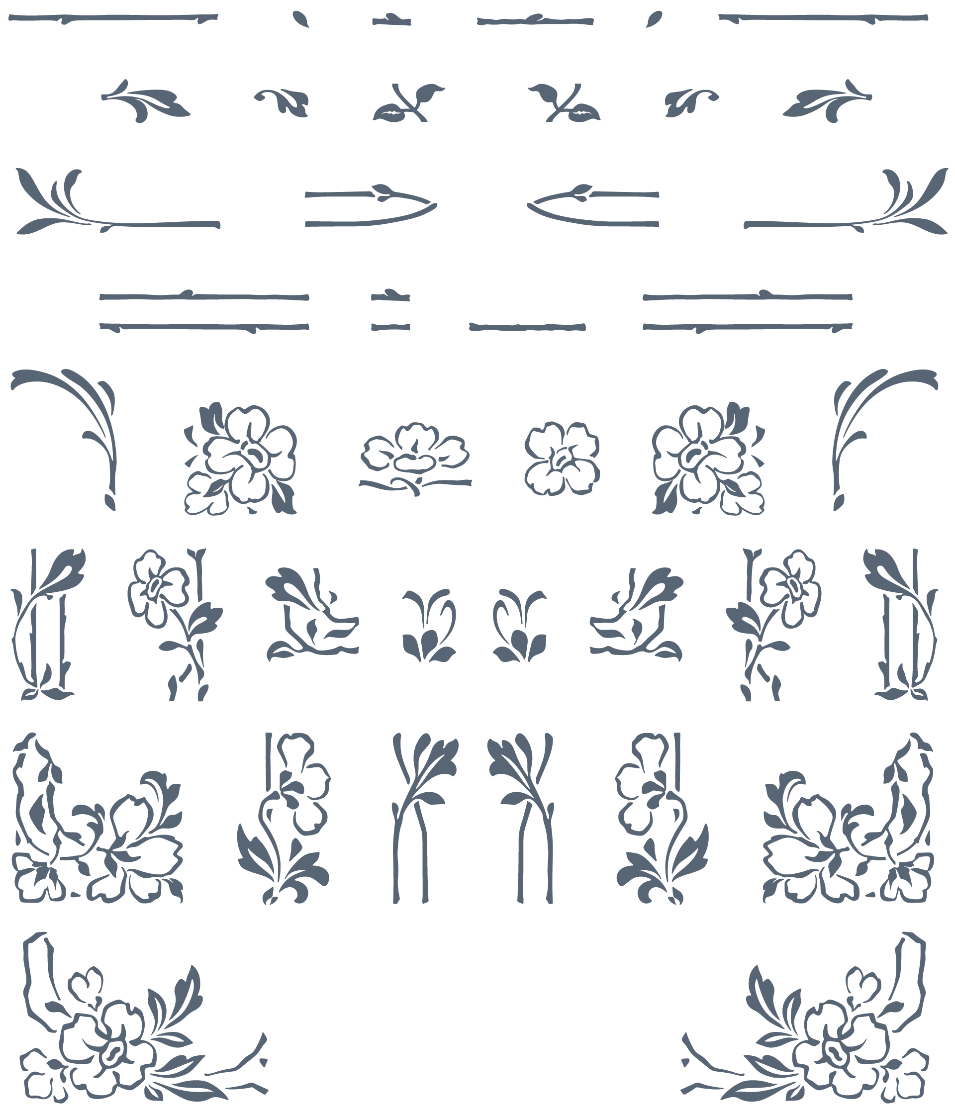 Art deco design elements png