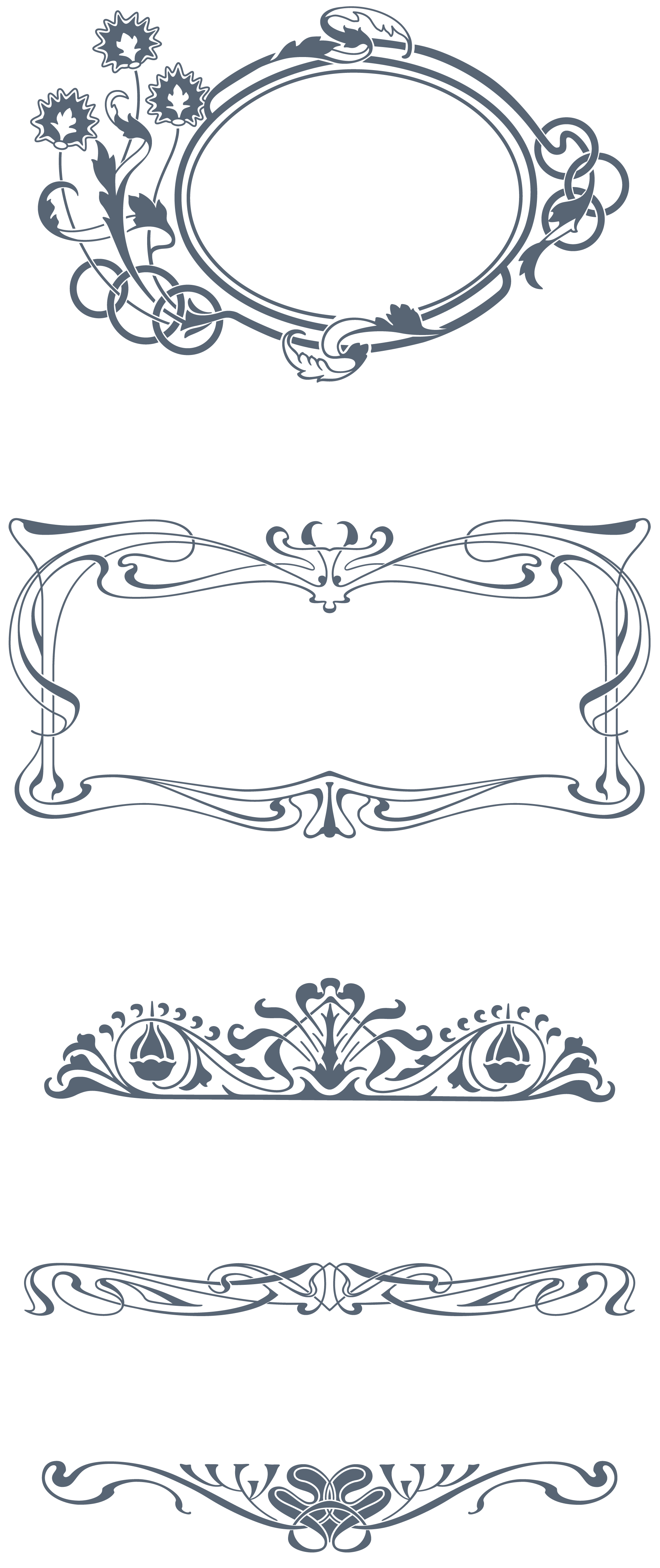 Art Deco Frame Nouveau Free Vector Graphic On Pixabay